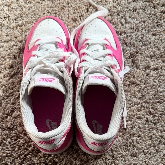 Nike Kids Sneakers in Pink and White - Picture 1 of 3